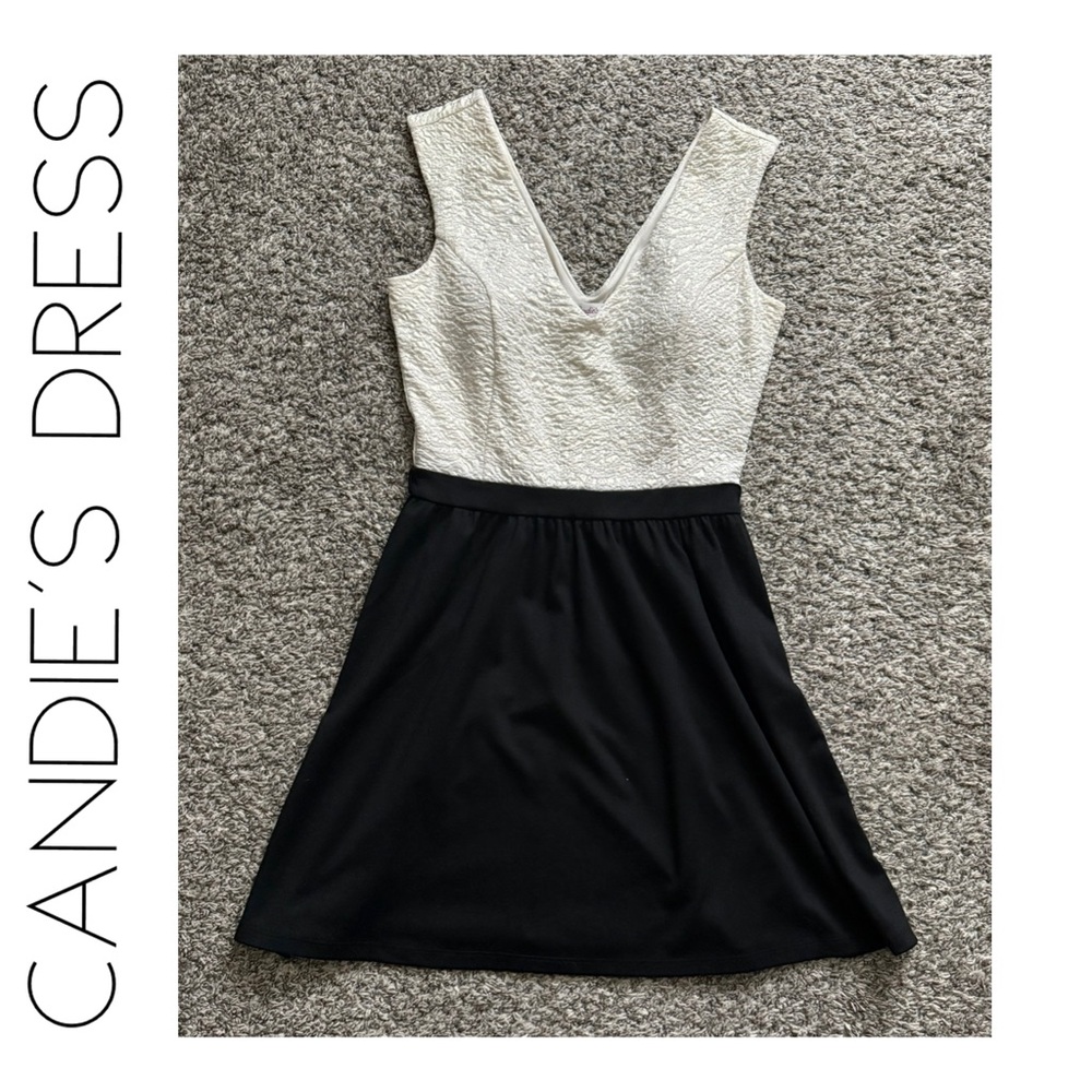 💰LAST CHANCE 💰✨ Candie's Black and Cream Women's Dress